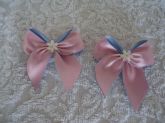 Laço fita dupla rosa/azul F.P - cod 1009